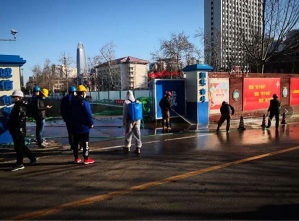 臨時黨支部主動靠前 山東三箭經(jīng)八緯一項目順利復工2.jpg